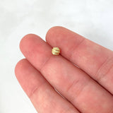 Herraje Bola Diamantada 0.2gr / 5mm Satinada Oro Amarillo