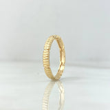 Anillo Carril Rallado 1.95gr / T6 3/4 / Oro Amarillo *