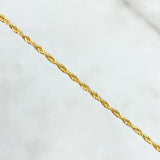 Cadena Lazo 1.15gr / 45cm / 1.5mm Oro Amarillo +3 *