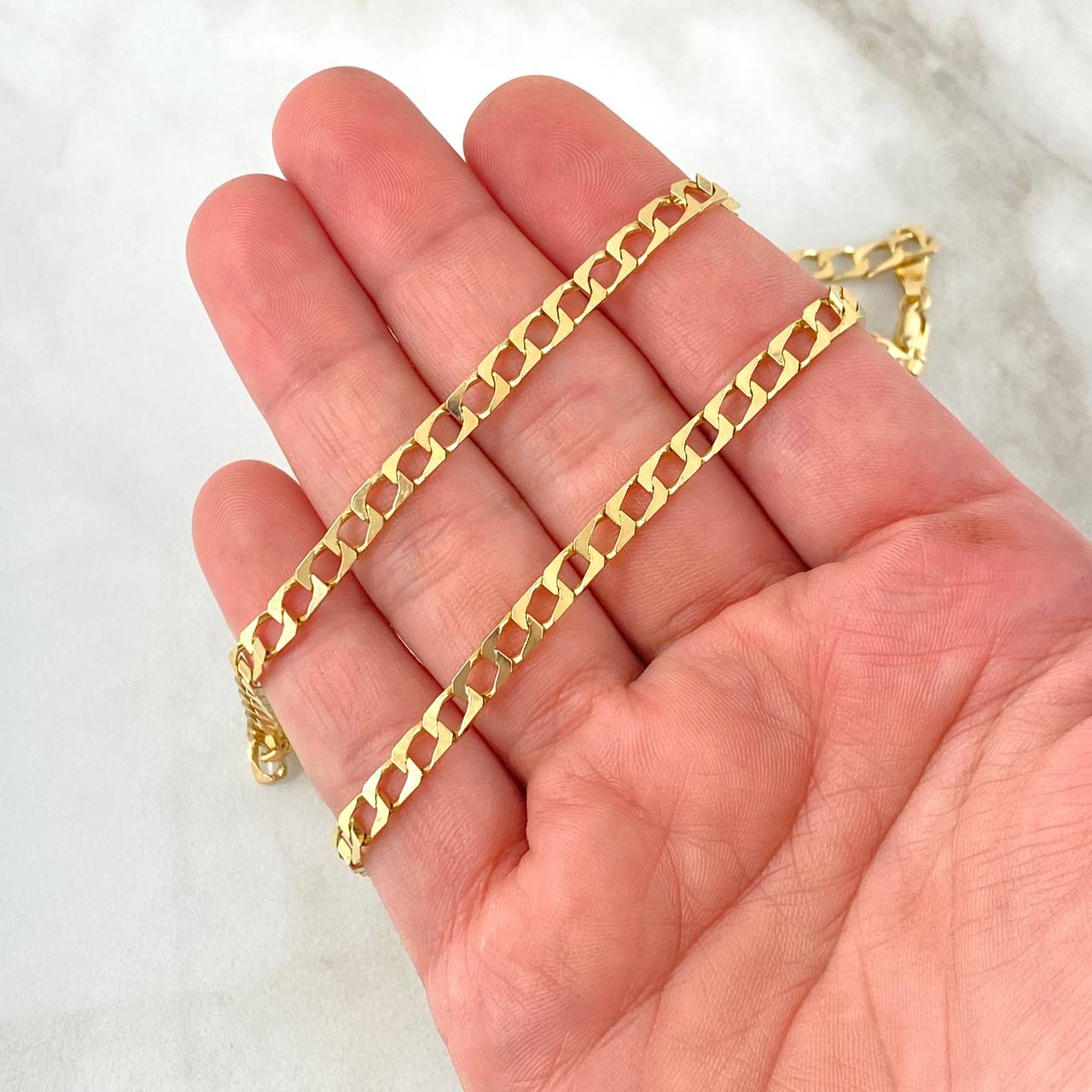 Cadena Panzer 23.05gr / 70cm / 4mm Oro Amarillo +1 *