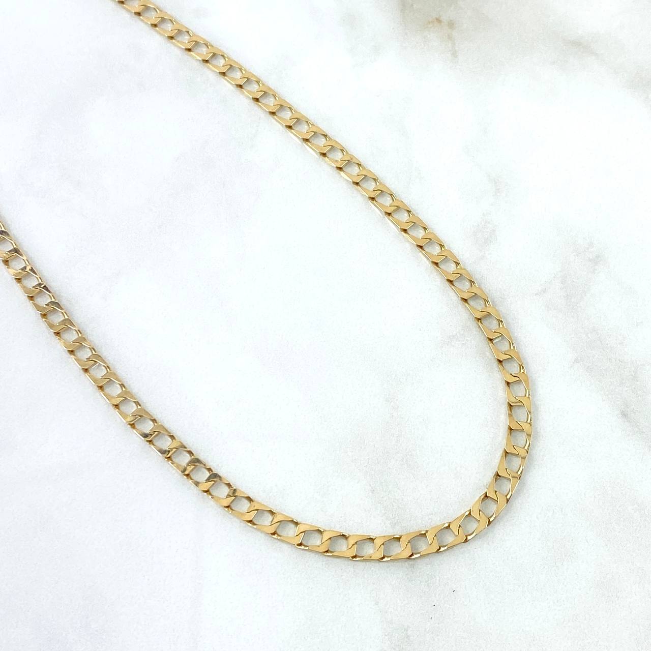 Cadena Panzer 23.05gr / 70cm / 4mm Oro Amarillo +1 *
