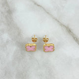 Topos Trébol VCyA 3.2gr / Cuarzo Rosa Oro Amarillo +4 *