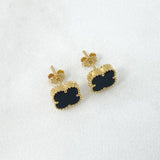Topos Trébol VCyA 2.1gr / Agata Negra Oro Amarillo +4 *
