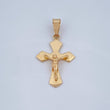 Dije Cruz Cristo 1.9gr / 3.2cm-Oro Amarillo 18K &