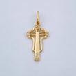 Dije Cruz Filigama 0.95gr / 2.7cm-Oro Amarillo 18K &