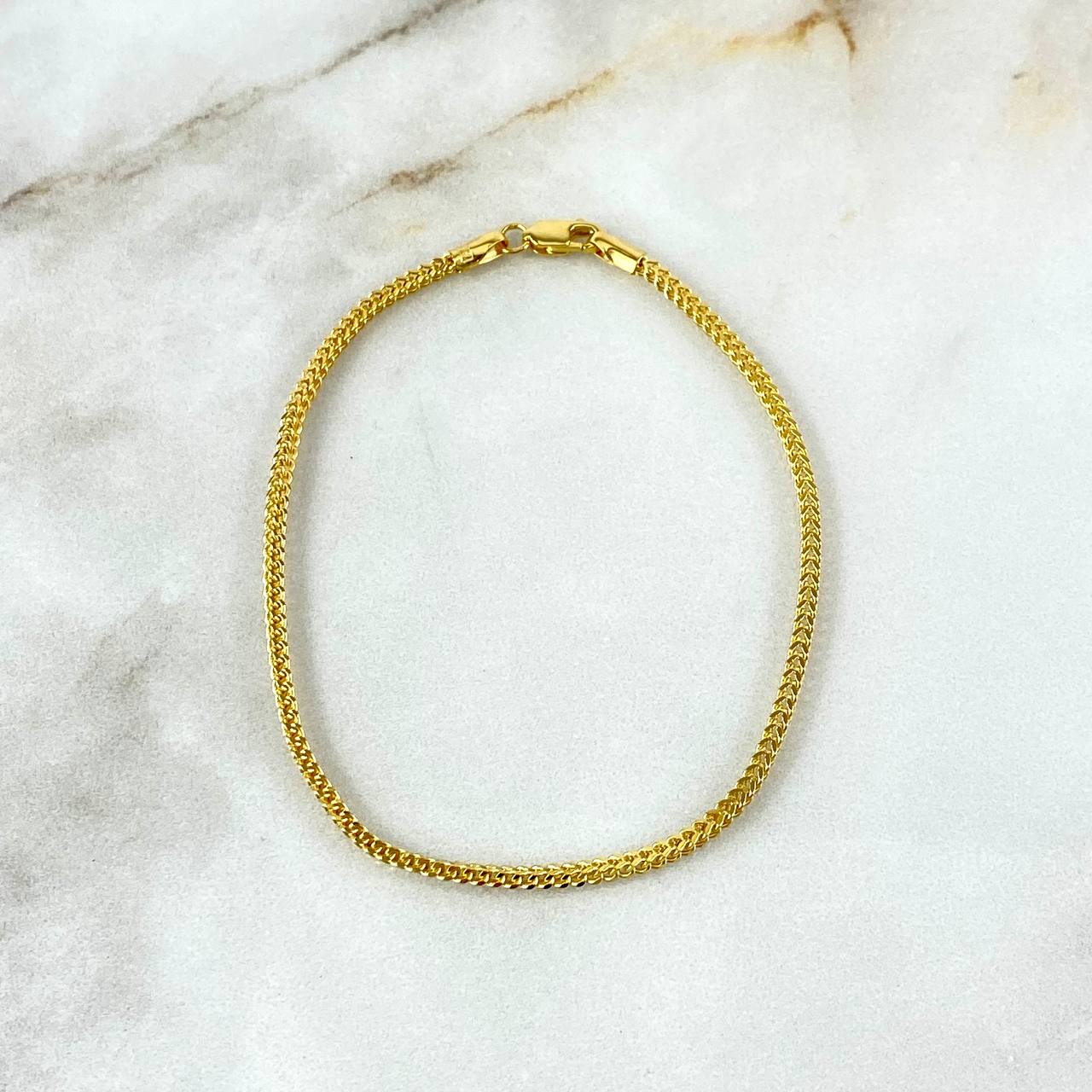 Pulso Franco 2.45gr / 19cm / 1.8mm Oro Amarillo +4