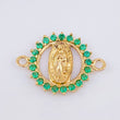 Herraje Virgen Guadalupe 0.9gr / 1.8cm / Oro Amarillo 18K *
