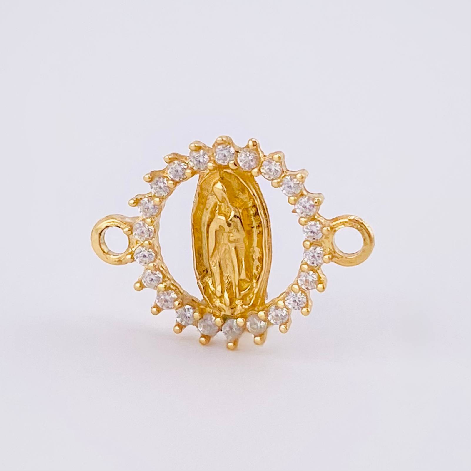Herraje Virgen Guadalupe 0.65gr / 1.5cm / Oro Amarillo 18K *