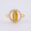 Herraje Virgen Guadalupe 0.65gr / 1.5cm / Oro Amarillo 18K *