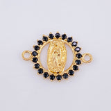 Herraje Virgen Guadalupe 0.9gr / 1.8cm / Oro Amarillo 18K