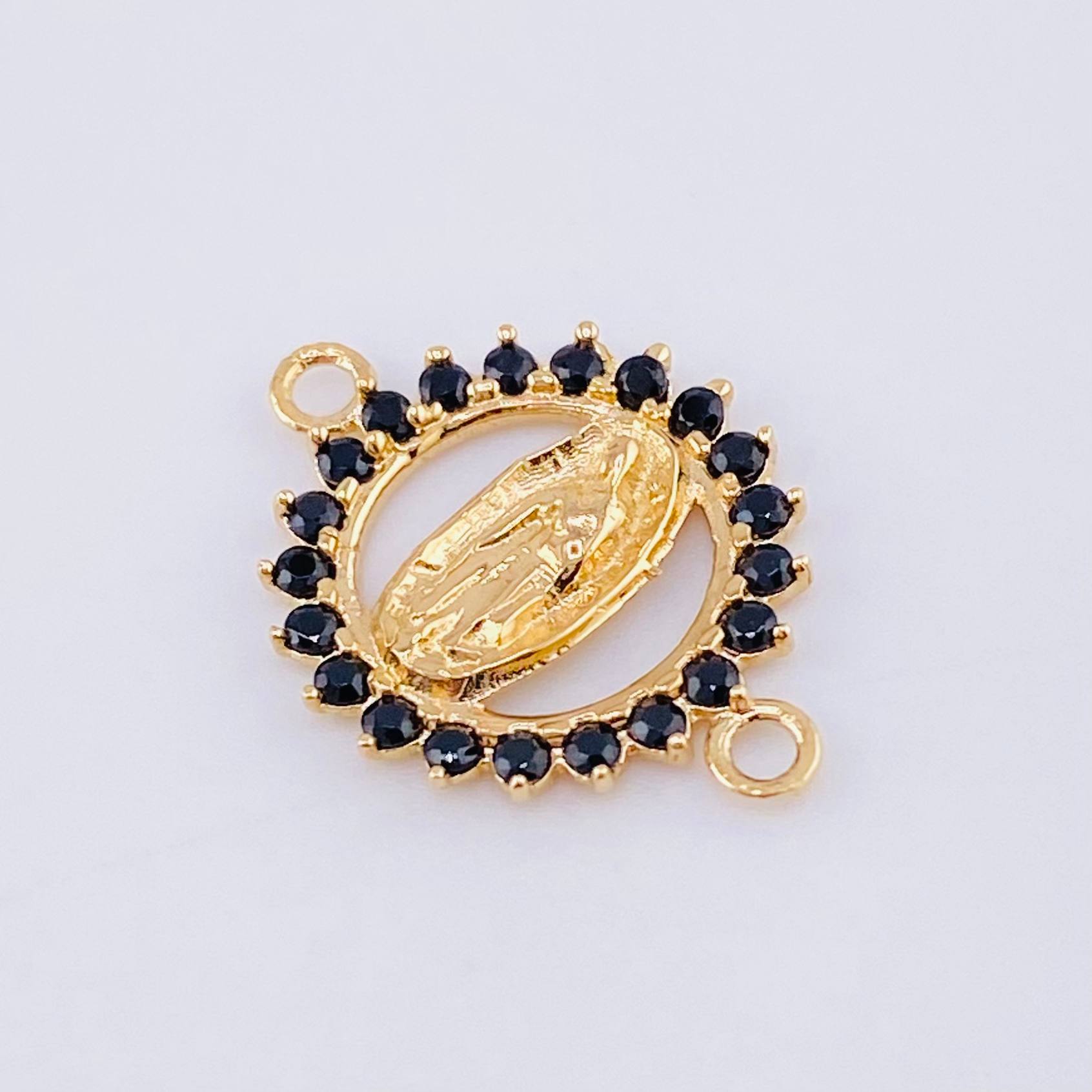 Herraje Virgen Guadalupe 0.9gr / 1.8cm / Oro Amarillo 18K