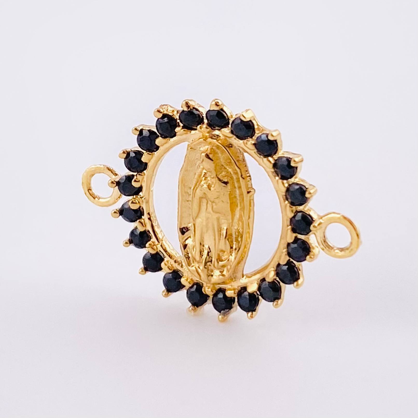 Herraje Virgen Guadalupe 0.9gr / 1.8cm / Oro Amarillo 18K