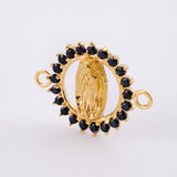 Herraje Virgen Guadalupe 0.9gr / 1.8cm / Oro Amarillo 18K