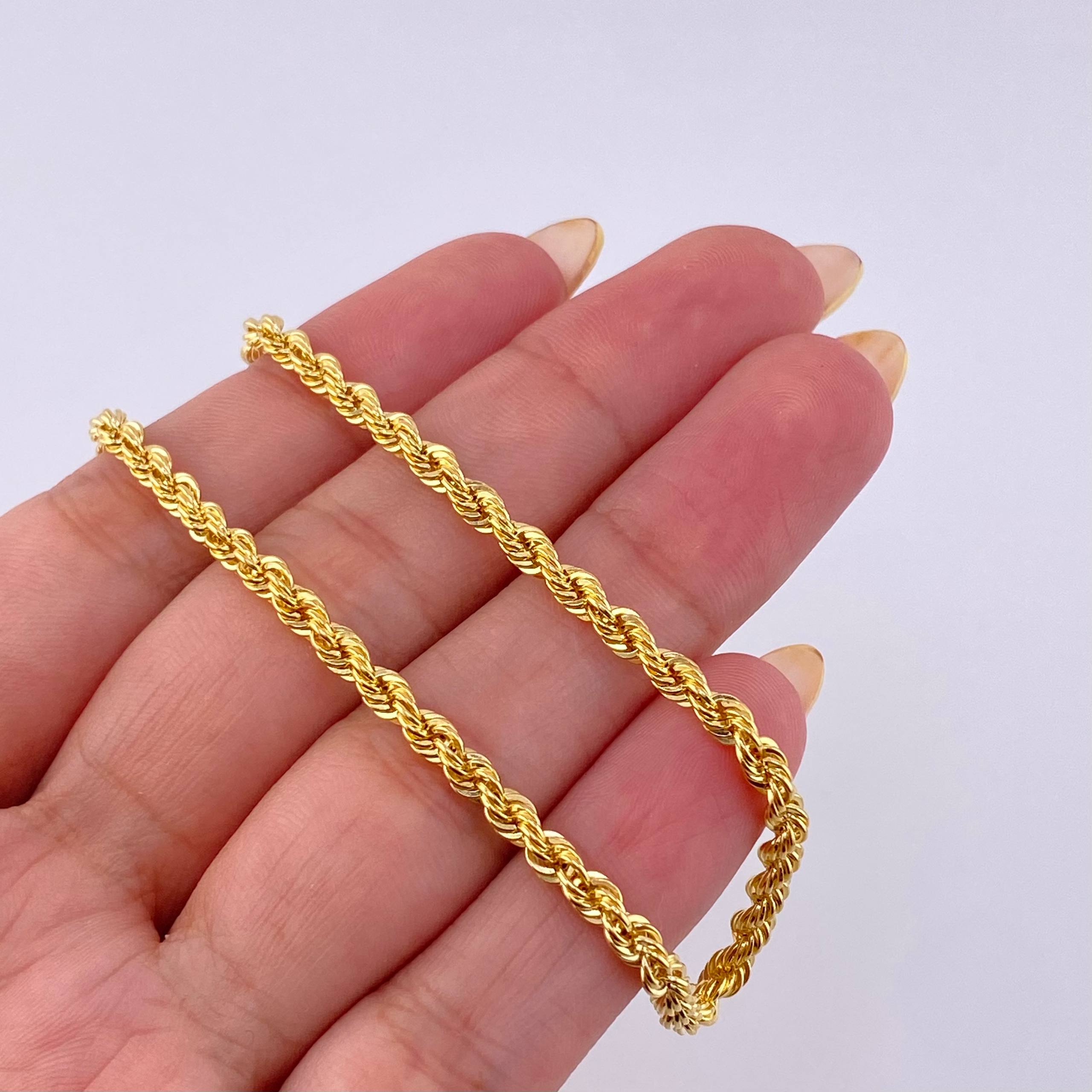Cadena Lazo 6.9g / 60cm / 3.1mm Oro Amarillo 18K