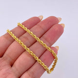 Cadena Lazo 6.9g / 60cm / 3.1mm Oro Amarillo 18K