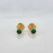 Topos Bisel Circon Verde 0.5 g / 0.6 mm Oro Amarillo 18K