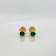 Topos Bisel Circon Verde 0.6 g / 1.5 mm Oro Amarillo 18K