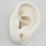 Topos Cruz 0.8 g / 6.78 mm Oro Amarillo 18K