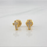 Topos Cruz 0.75 g / 6.74 mm Oro Amarillo 18K