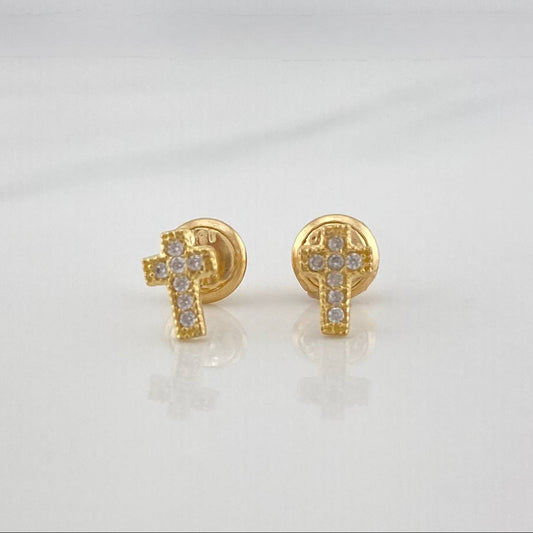 Topos Cruz 0.8 g / 6.78 mm Oro Amarillo 18K