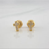 Topos Cruz 0.8 g / 6.78 mm Oro Amarillo 18K