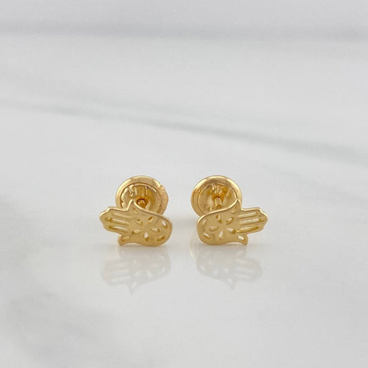 Topos Mano Hamsa 0.75 g / 4 mm Oro Amarillo 18K