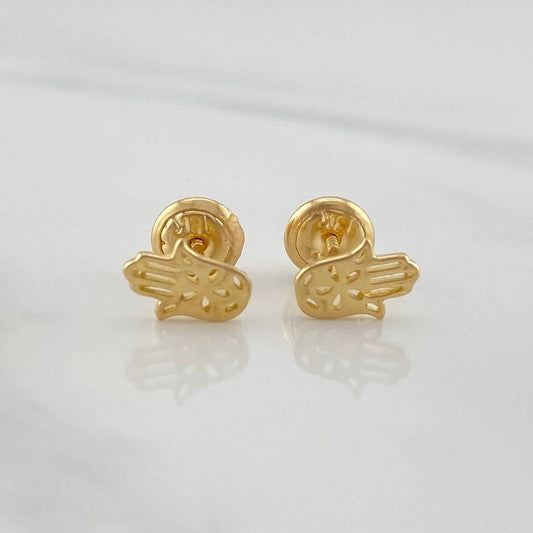 Topos Mano Hamsa 0.75 g / 7.31 mm Oro Amarillo 18K