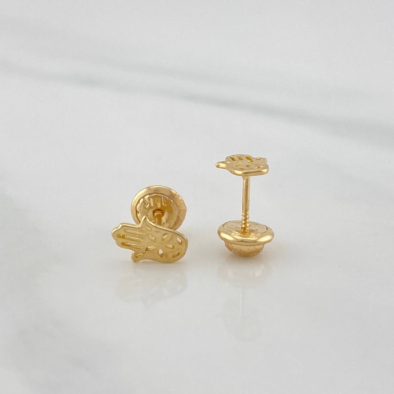 Topos Mano Hamsa 0.75 g / 4 mm Oro Amarillo 18K