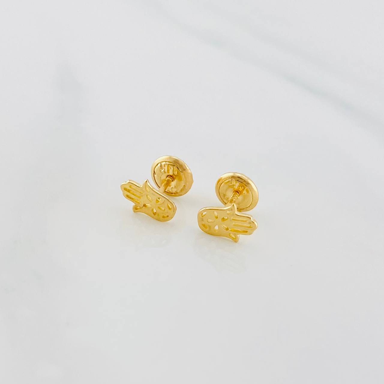 Topos Mano Hamsa 0.75 g / 4 mm Oro Amarillo 18K