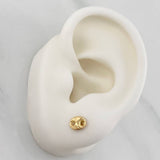 Topos Gc Diamantados 0.65 g / 4.95 mm Oro Amarillo 18K