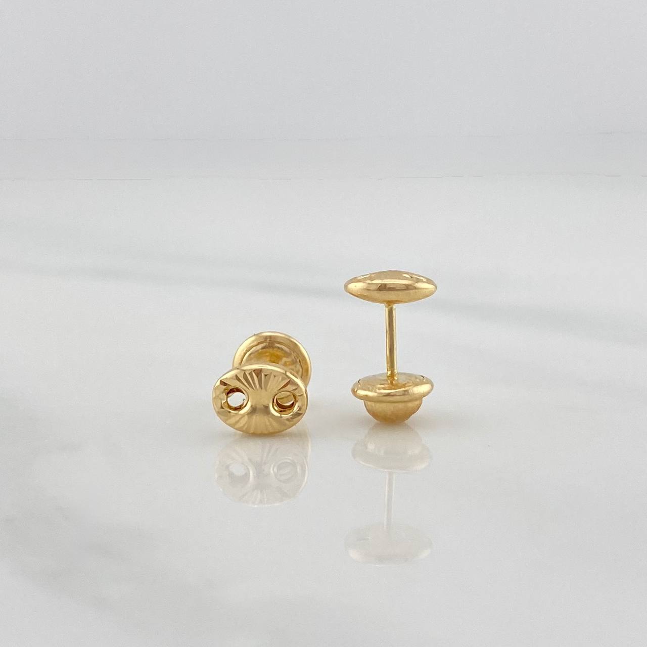 Topos Gc Diamantados 0.65 g / 4.95 mm Oro Amarillo 18K