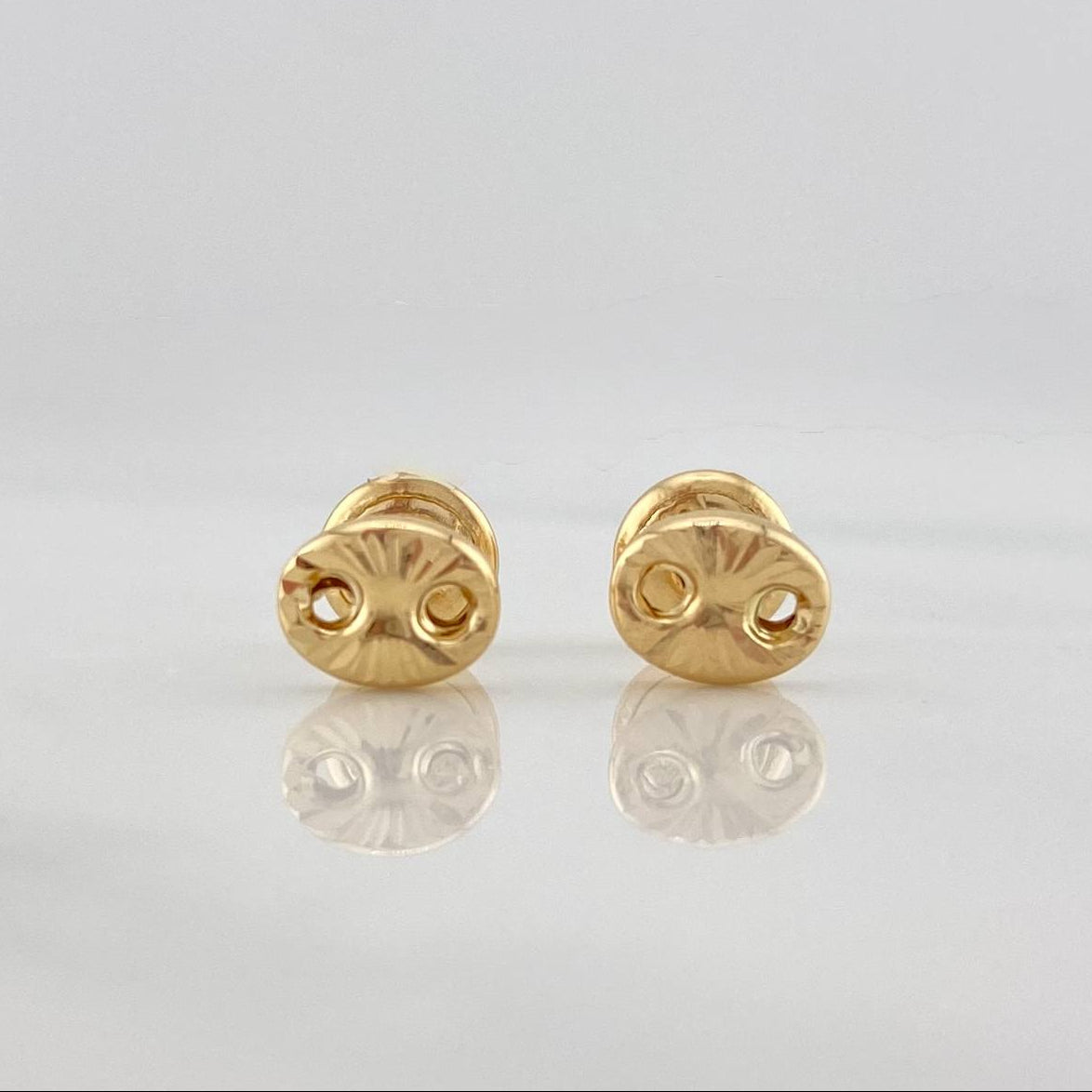 Topos Gc Diamantados 0.6 g / 4.96 mm Oro Amarillo 18K