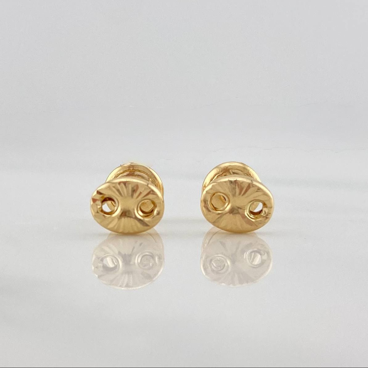 Topos Gc Diamantados 0.65 g / 4.95 mm Oro Amarillo 18K