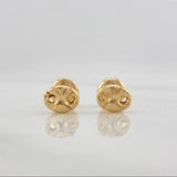 Topos Gc Diamantados 0.65 g / 4.95 mm Oro Amarillo 18K