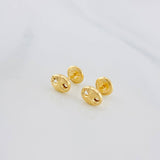 Topos Gc Diamantados 0.65 g / 4.95 mm Oro Amarillo 18K
