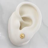 Topos Herradura Caballo 0.65 g / 3.2 mm Oro Amarillo 18K