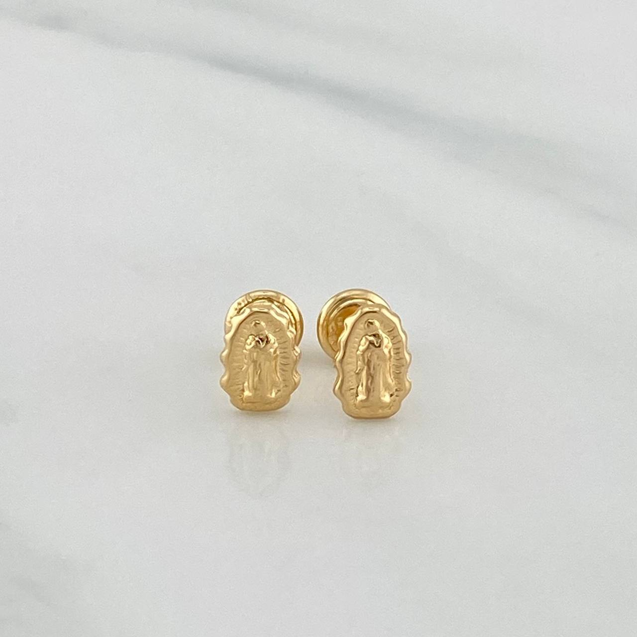 Topos Silueta Virgen De Guadalupe 0.8 g / 5 mm Oro Amarillo 18K
