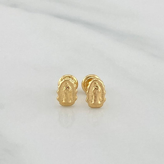 Topos Silueta Virgen De Guadalupe 0.8 g / 5 mm Oro Amarillo 18K