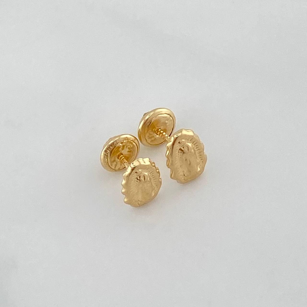 Topos Silueta Virgen De Guadalupe 0.8 g / 5 mm Oro Amarillo 18K