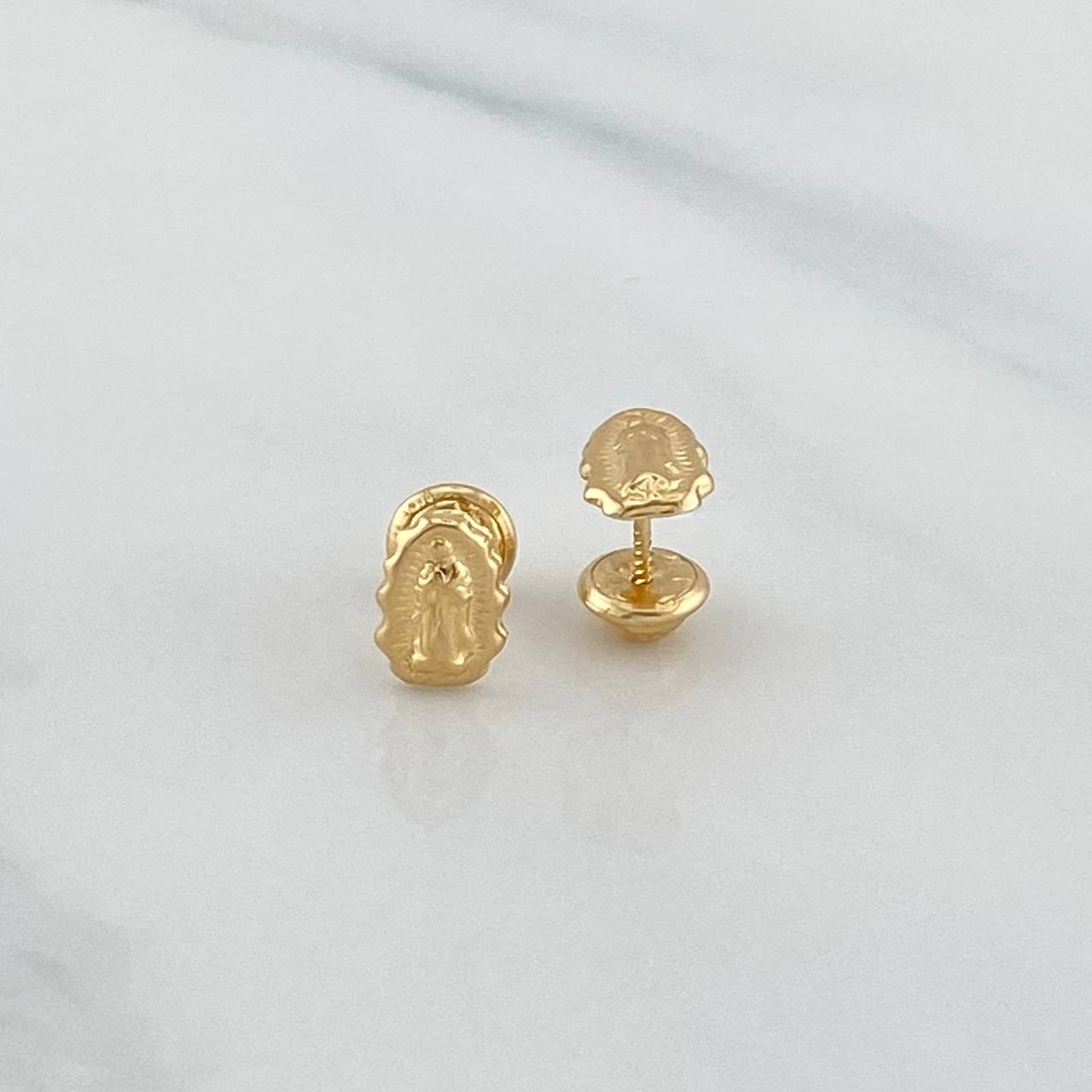 Topos Silueta Virgen De Guadalupe 0.8 g / 5 mm Oro Amarillo 18K