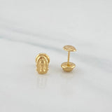Topos Silueta Virgen Guadalupe 0.65 g / 3.65 mm Oro Amarillo 18K