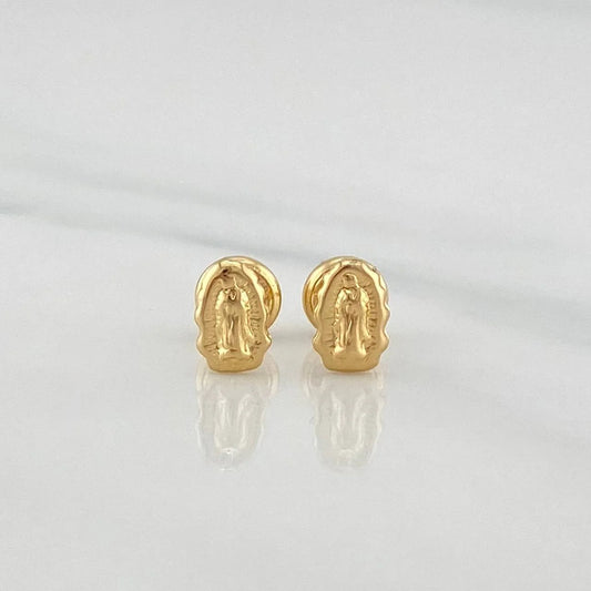 Topos Silueta Virgen Guadalupe 0.65 g / 3.65 mm Oro Amarillo 18K