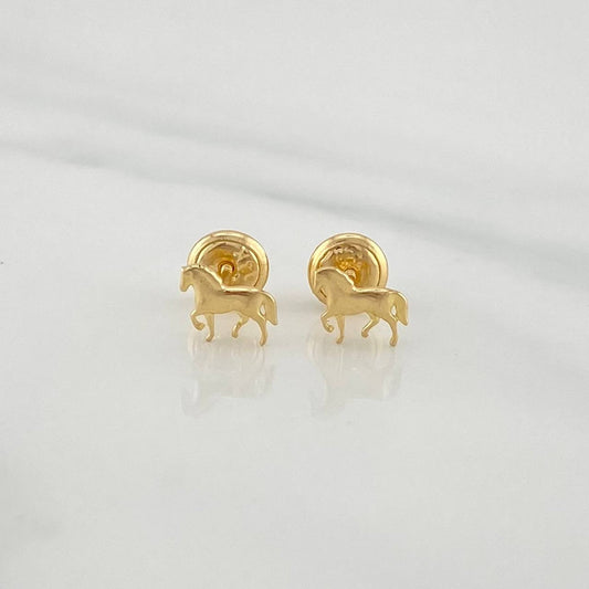 Topos Caballo 0.7 g / 4.4 mm Oro Amarillo 18K