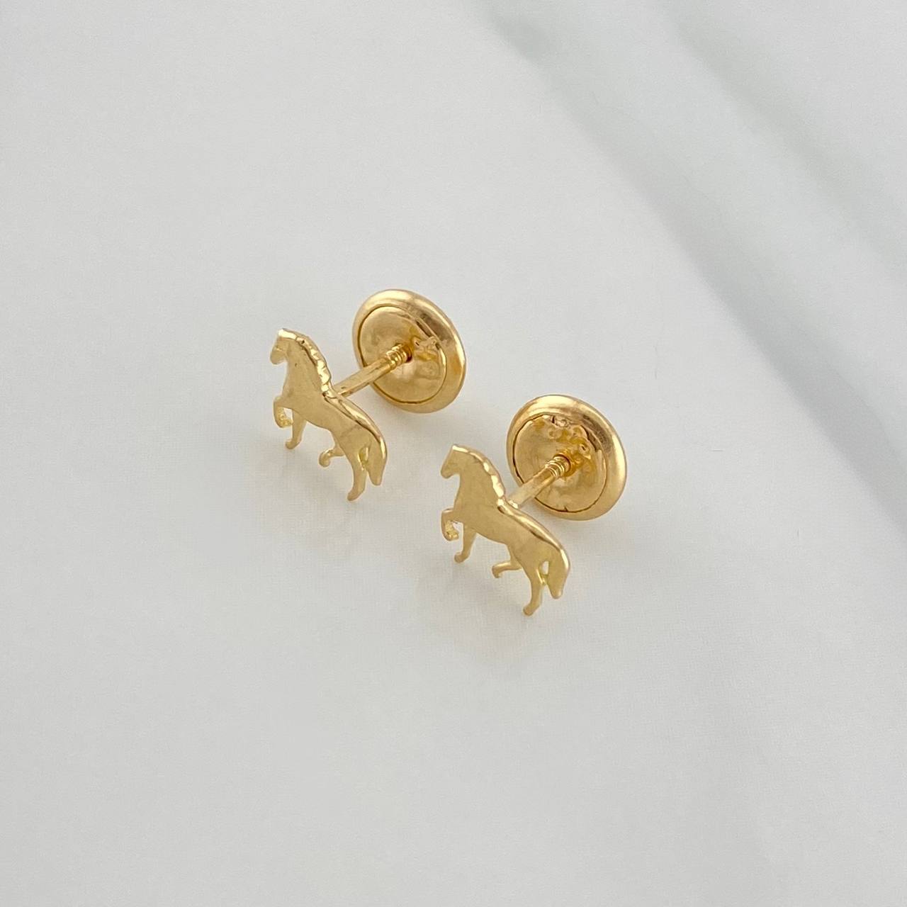 Topos Caballo 0.7 g / 4.4 mm Oro Amarillo 18K