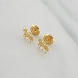 Topos Caballo 0.7 g / 4.4 mm Oro Amarillo 18K