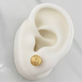 Topos Bola Diamantada 1.15 g / 8 mm Oro Amarillo 18K