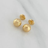 Topos Bola Diamantada 1.15 g / 8 mm Oro Amarillo 18K