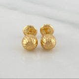 Topos Bola Diamantados 1.15 g / 8 mm Oro Amarillo 18K