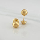 Topos Bola Diamantada 0.95 g / 7 mm Oro Amarillo 18K
