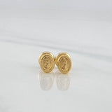 Topos Virgen De Guadalupe 0.6 g / 3.8 mm Oro Amarillo 18K
